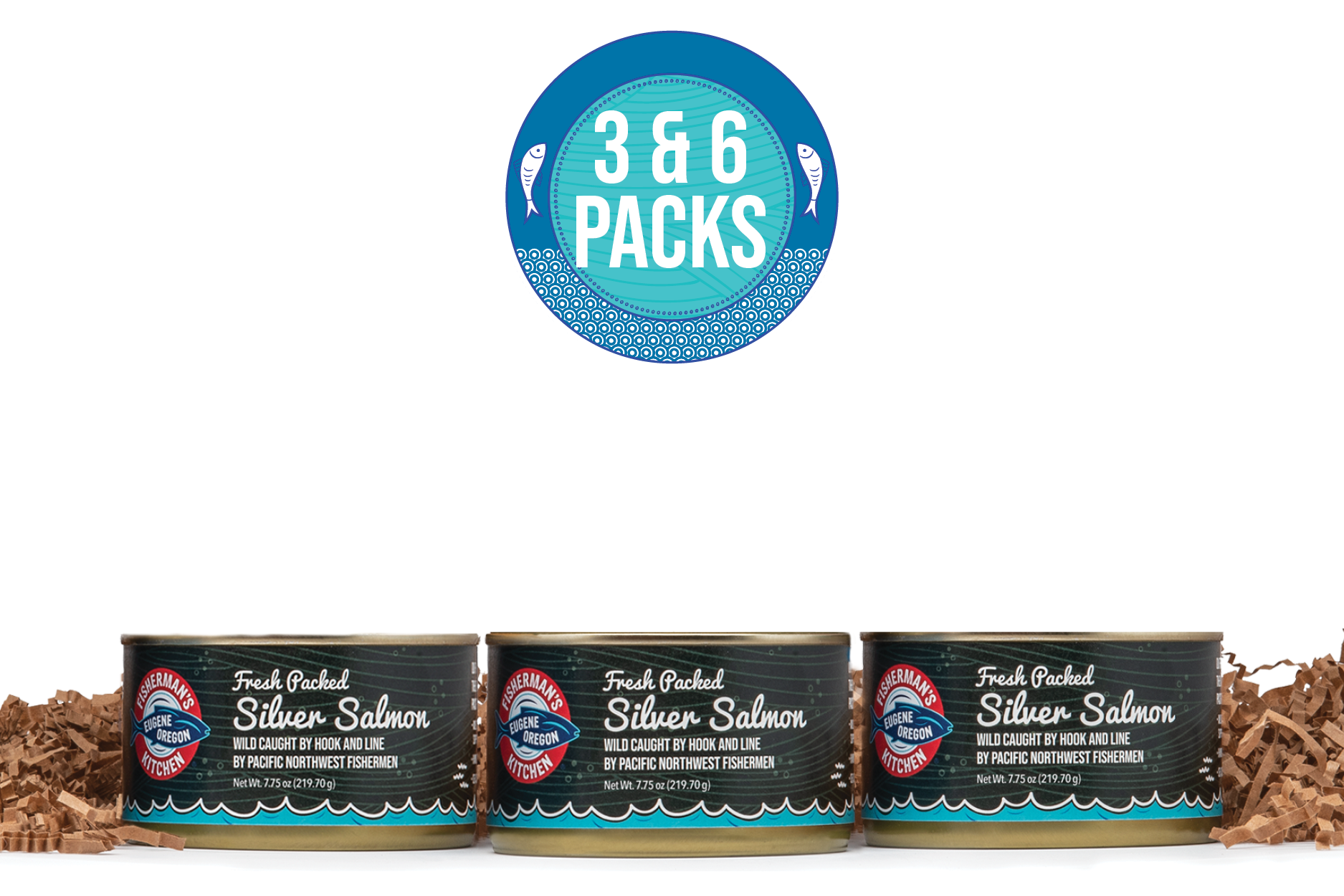 Fisherman's Kitchen Canned Wild Caught Silver Salmon