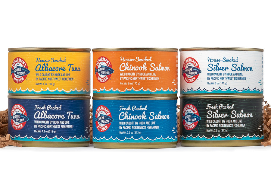 Fisherman's Kitchen Canned Salmon and Albacore Tuna