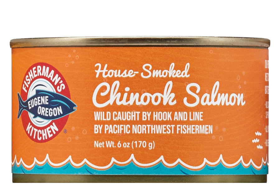 Fisherman’s Kitchen canned smoked chinook salmon